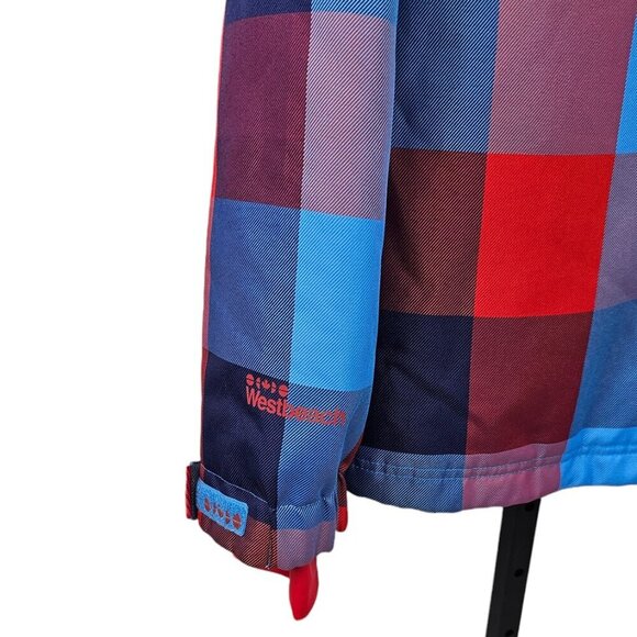 Westbeach Mens Snowboarding Jacket Size Small Plaid Skiing Winter Snow  West 49 - Picture 3 of 11